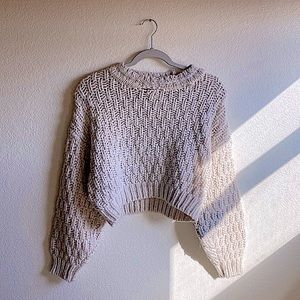 Chunky Crew Neck Knit Women’s Sweater